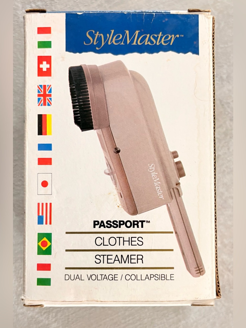 StyleMaster Passport Clothes Steamer Dual Voltage Collapsible. Next Day Ship NIB